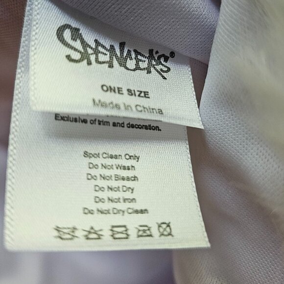 Christmas Red Poncho Candy Cane Stripe Thigh High Stockings Spencer's Santa Hat - Picture 7 of 7